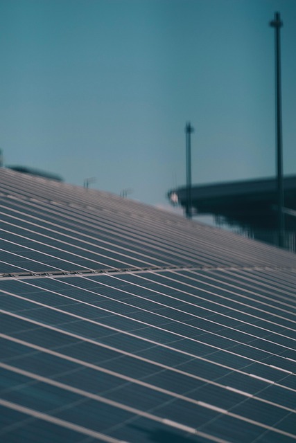 commercial building with solar panels and smart technology infrastructure in Canada